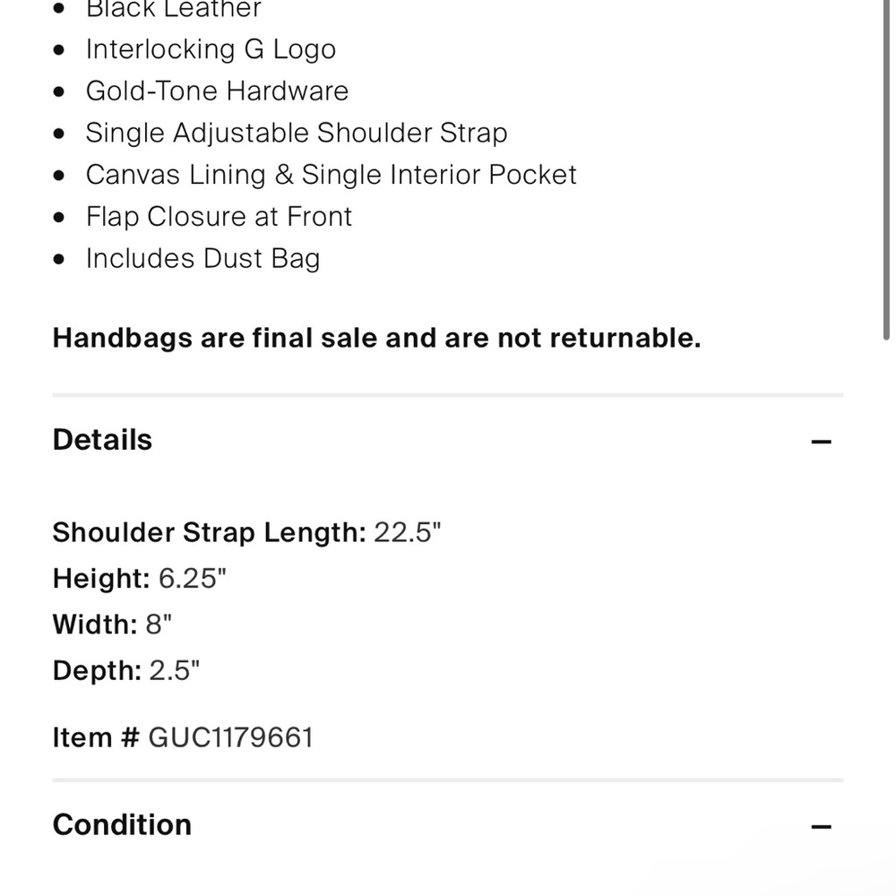 Authentic Gucci - Small Dollar Interlocking G Sho… - image 3